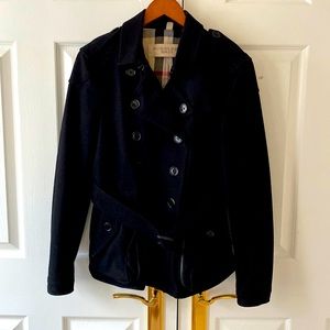 Burberry Brit black pea coat